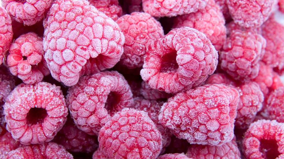 frozen raspberries